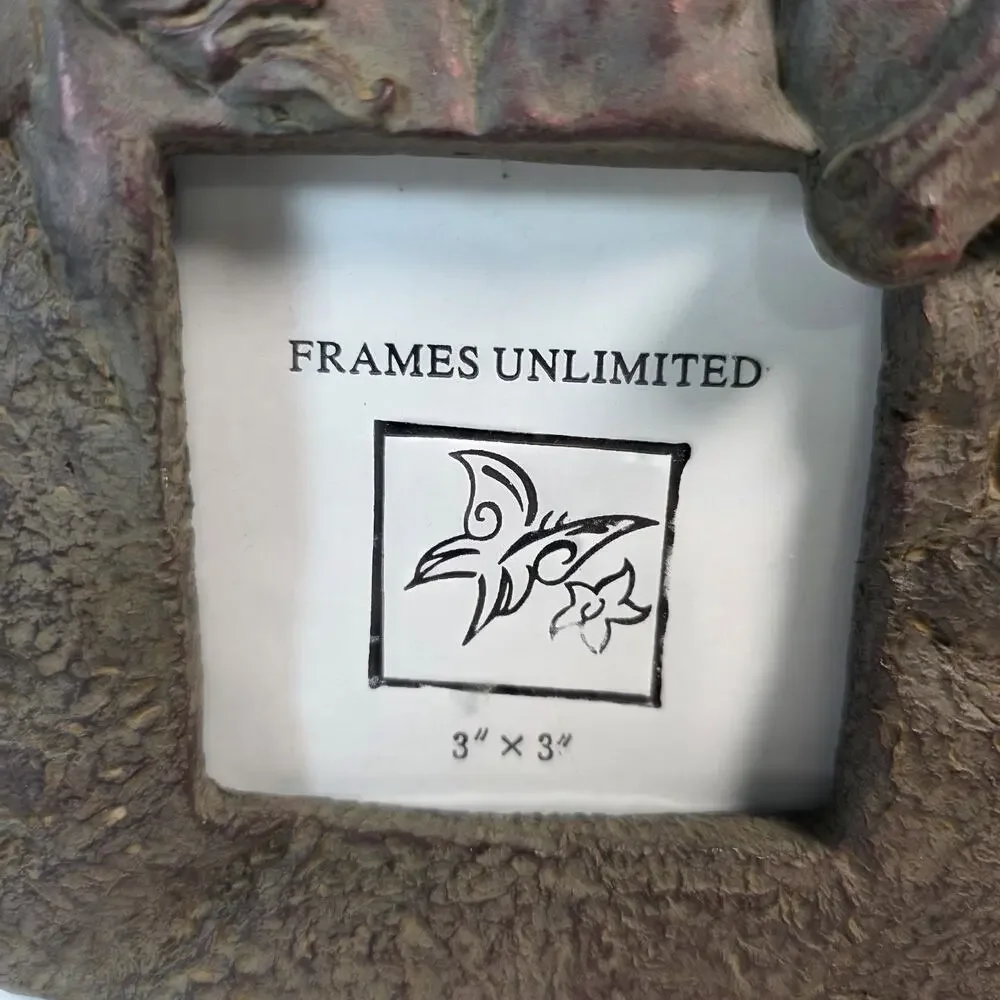 Rustic Western Wild Horses Vintage Frames Unlimited 3x3 picture frames set of 2